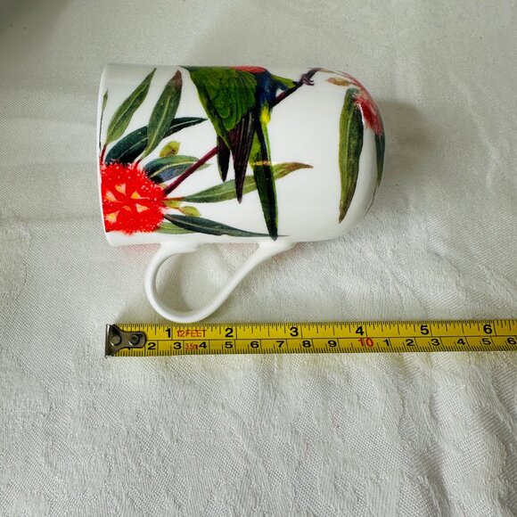 Eric Shepherd Coffee Mug Fine Bone China Rainbow Lorikeets Birds Australia - Picture 10 of 11